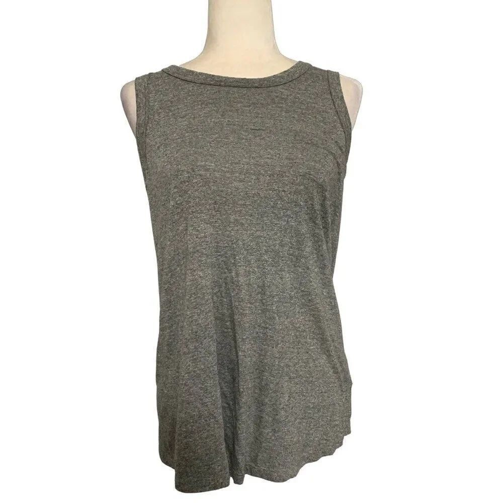 current elliott womens heather gray tank top 1 xs small